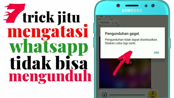 Cara Atasi Gagal Download Gambar di WhatsApp