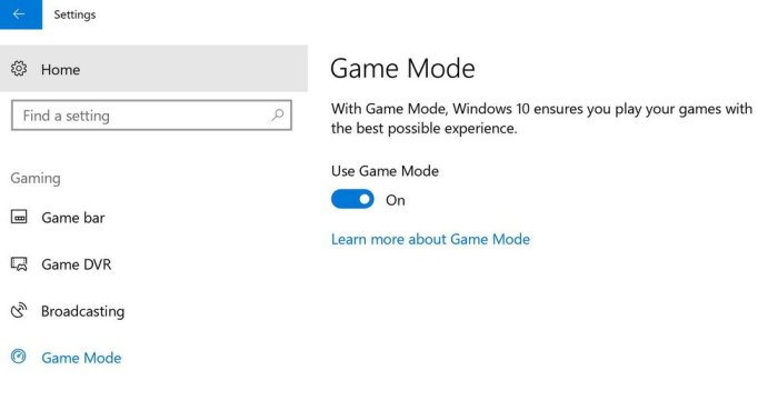 Aktifkan Mode Gaming untuk Laptop Mid-End