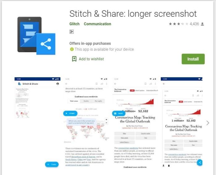 Hack Screenshot Panjang di Semua Aplikasi