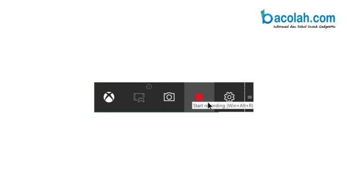 Cara Screen Record di Laptop Tanpa Aplikasi