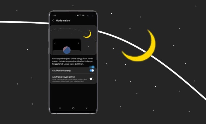 Trik Aktifkan Dark Mode Paksa di Semua Aplikasi